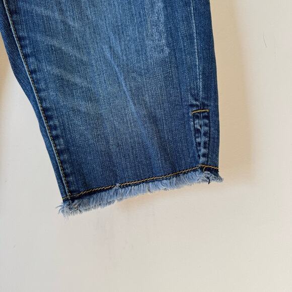 Ed Hardy Y2K Low Rise Tiger Embroidered Bermuda Jean Shorts 29 Rare - Picture 4 of 8